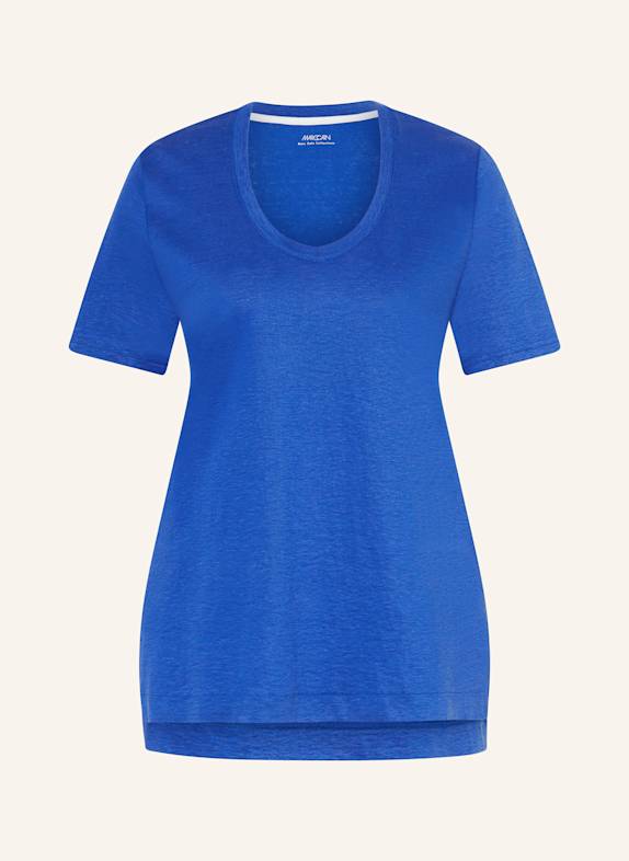 MARC CAIN T-Shirt aus Leinen 366 gentian