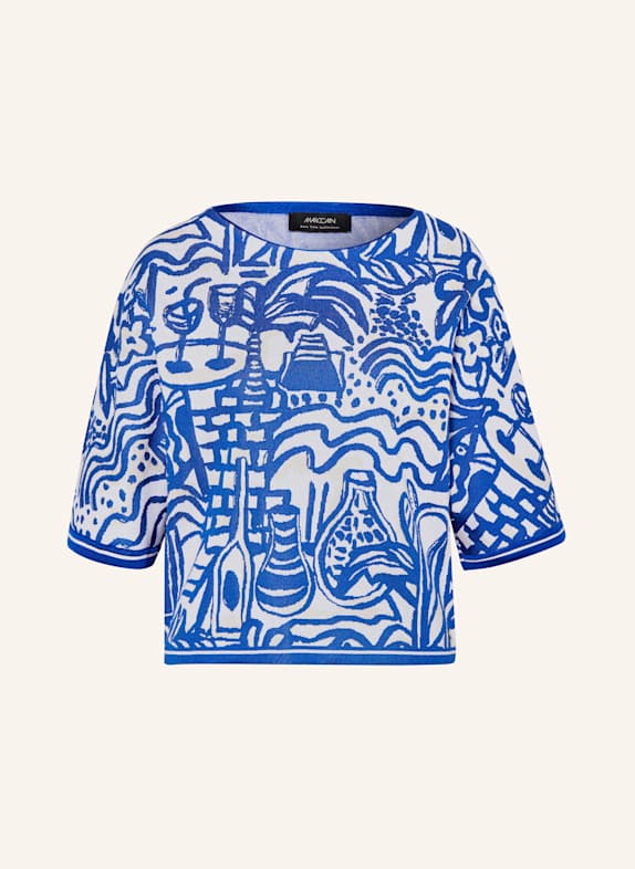 MARC CAIN Knit shirt 366 gentian