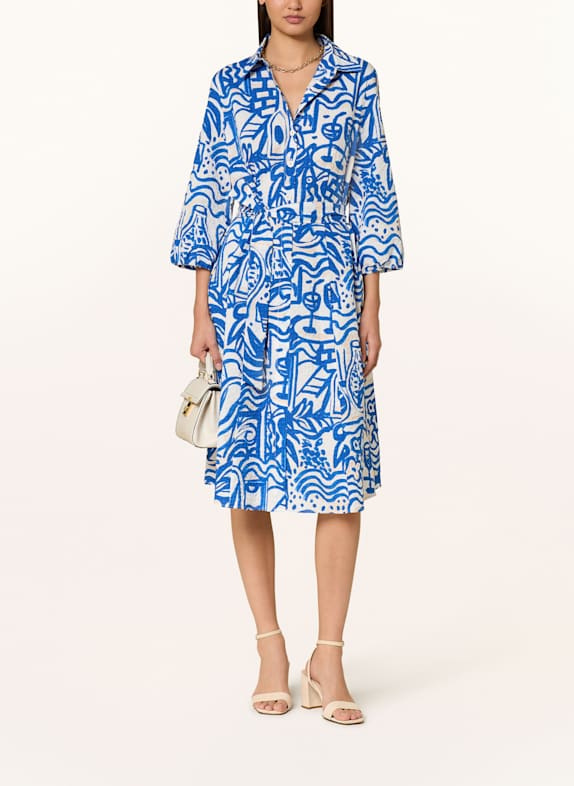 MARC CAIN Hemdblusenkleid 366 gentian