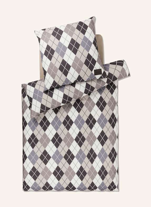 JOOP! Bettwäsche SOFT PATTERN BEIGE/ SCHWARZ/ WEISS