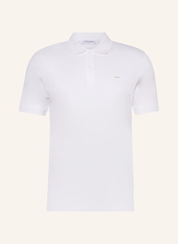 Calvin Klein Jersey-Poloshirt Slim Fit WEISS