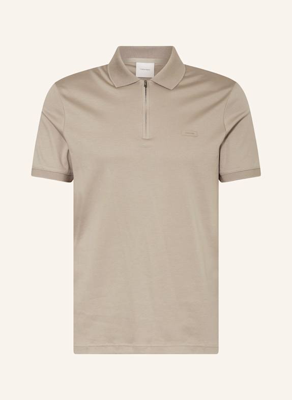 Calvin Klein Jersey-Poloshirt TAUPE