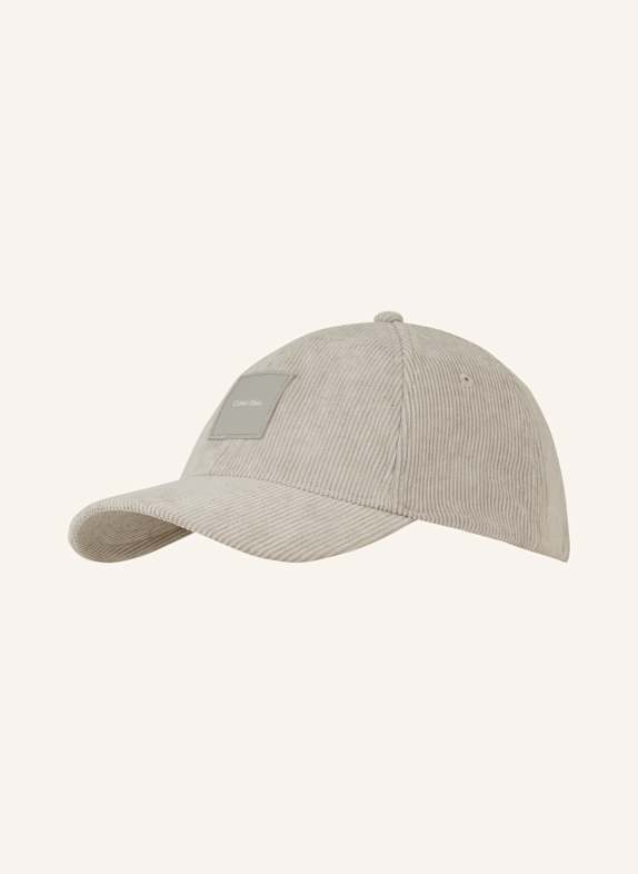 Calvin Klein Corduroy cap LIGHT GRAY