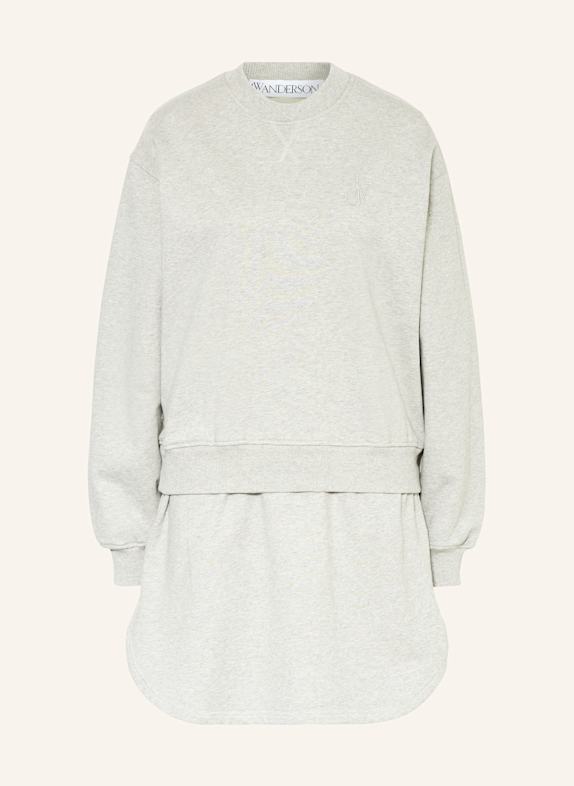 JW ANDERSON Sweatkleid HELLGRAU