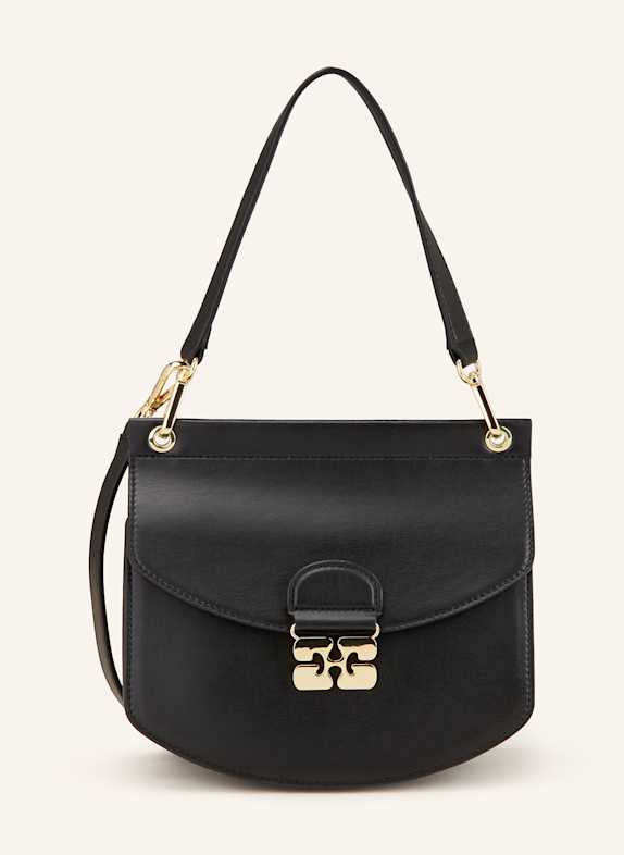GANNI APO-G SMALL crossbody bag BLACK