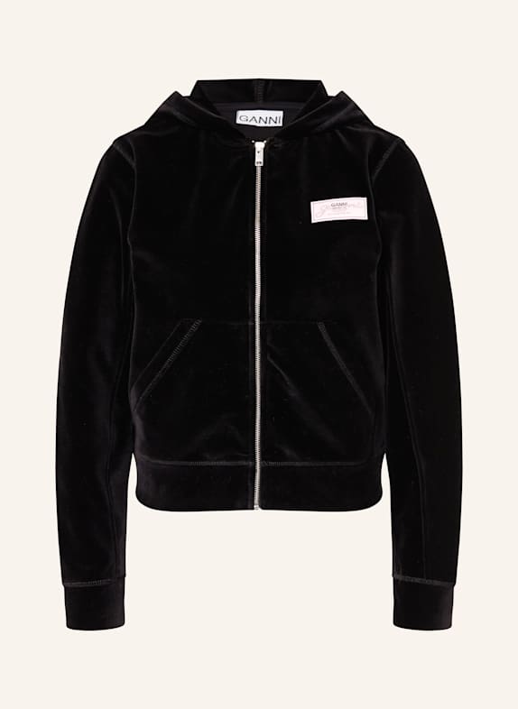 GANNI Nickijacke SCHWARZ