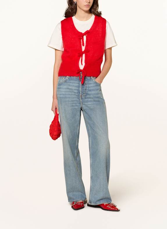 GANNI Rechte jeans IZEY 567 MID BLUE VINTAGE
