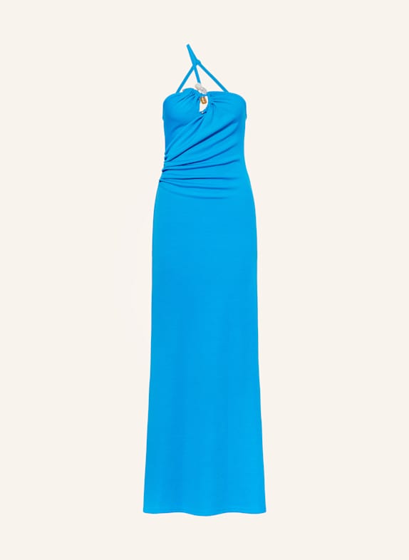 CHRISTOPHER ESBER Sukienka wieczorowa CONCAVE z ozdobnymi kamykami NIEBIESKI