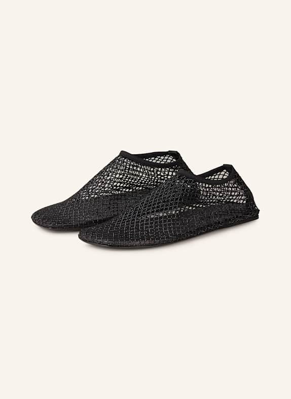 CHRISTOPHER ESBER Ballerinas MINETTE mit Schmucksteinen SCHWARZ