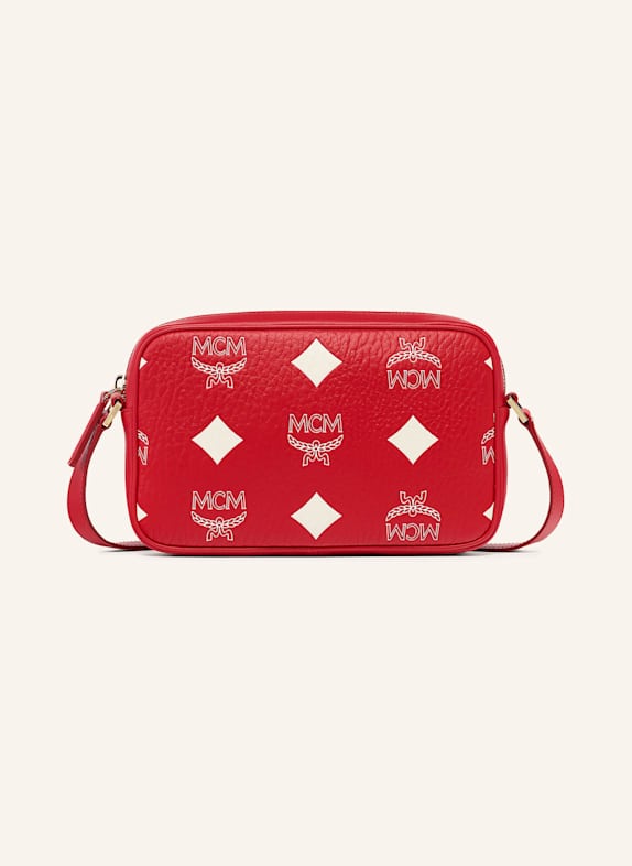 MCM AREN MAXI crossbody bag XF CANDY RED