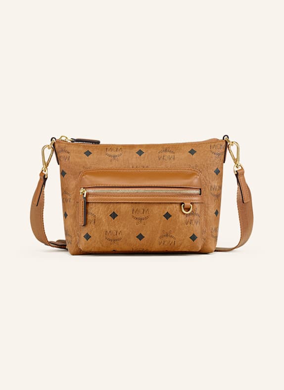 MCM Umhängetasche AREN VISETOS COGNAC/ SCHWARZ