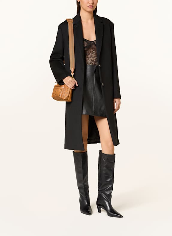 MCM Schoudertas AREN VISETOS COGNAC / ZWART