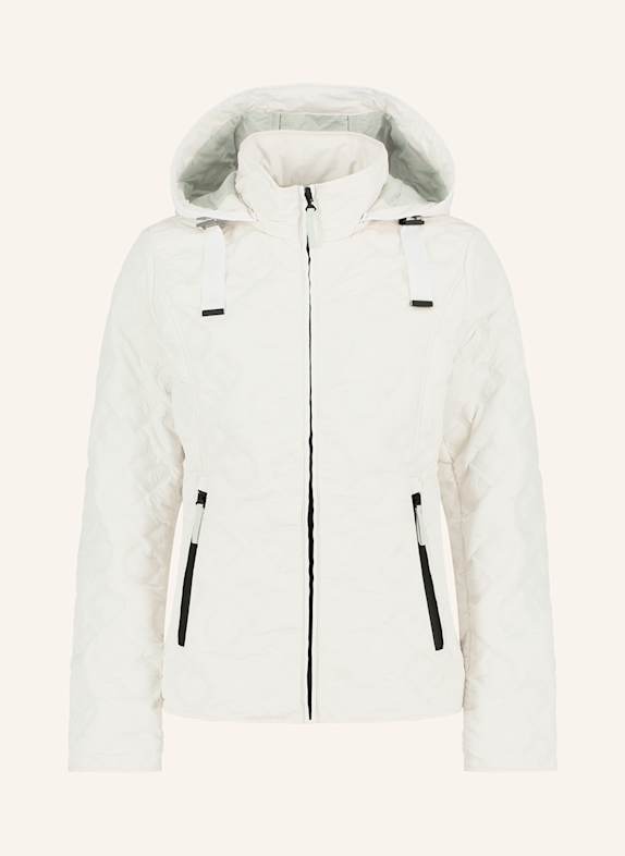 GIL BRET Steppjacke mit abnehmbarer Kapuze CREME