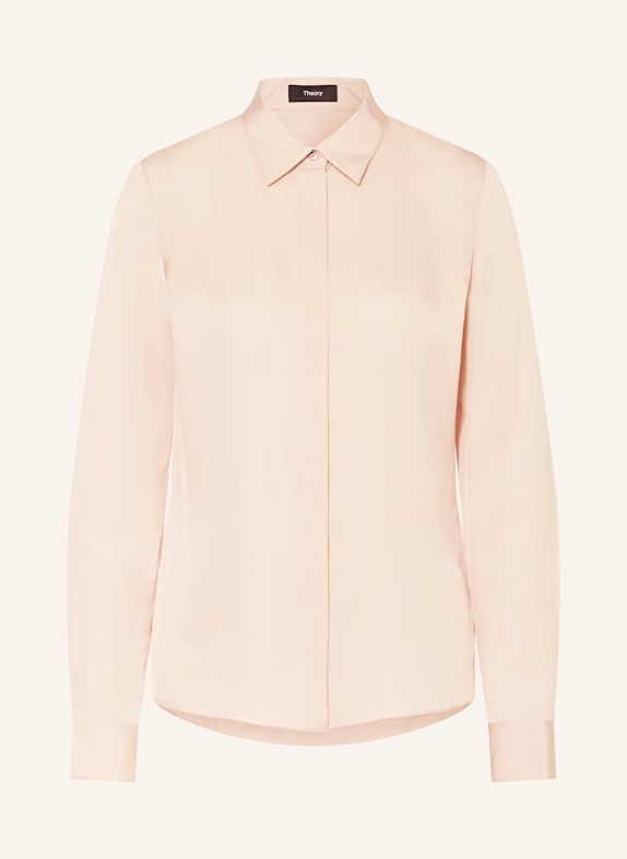 Theory Hemdbluse aus Seide LACHS
