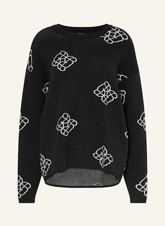 ELIAS RUMELIS Oversized-Pullover RENATE SCHWARZ/ WEISS