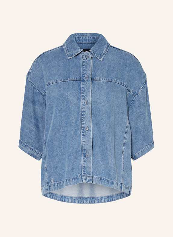 ELIAS RUMELIS Hemdbluse HILLI in Jeansoptik BLAU