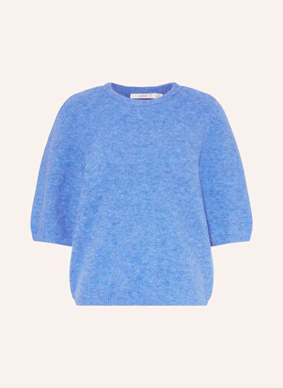GESTUZ Oséree long-sleeve cropped shirt Black BLUE