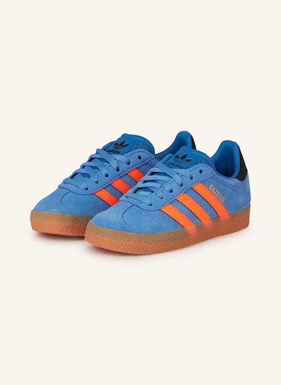 adidas Originals Sneaker GAZELLE C BLAU/ NEONORANGE/ SCHWARZ
