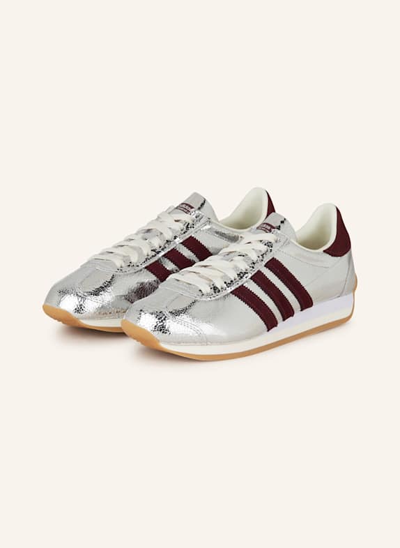 adidas Originals Sneaker COUNTRY OG SILBER/ DUNKELROT