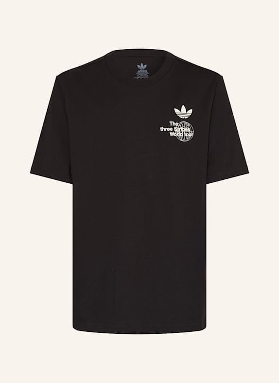 adidas Originals T-Shirt SCHWARZ/ WEISS