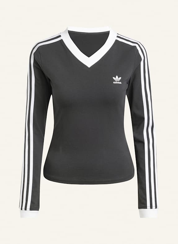 adidas Originals Longsleeve V-NECK LS SCHWARZ/ WEISS