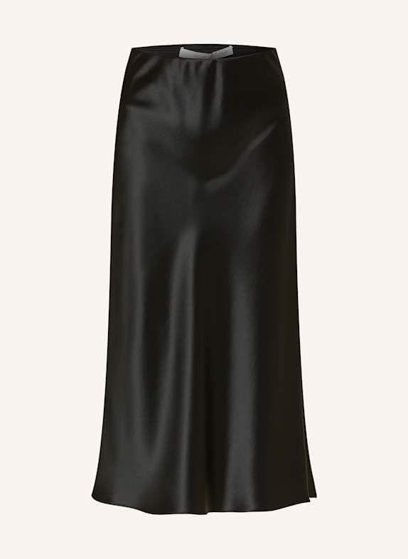 HERZEN'S ANGELEGENHEIT Satin skirt BLACK