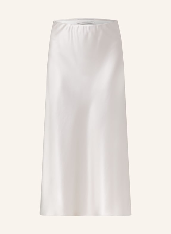 HERZEN'S ANGELEGENHEIT Satin skirt SILVER