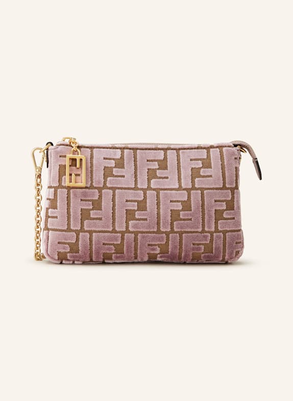 FENDI Crossbody bag LIGHT BROWN/ PURPLE