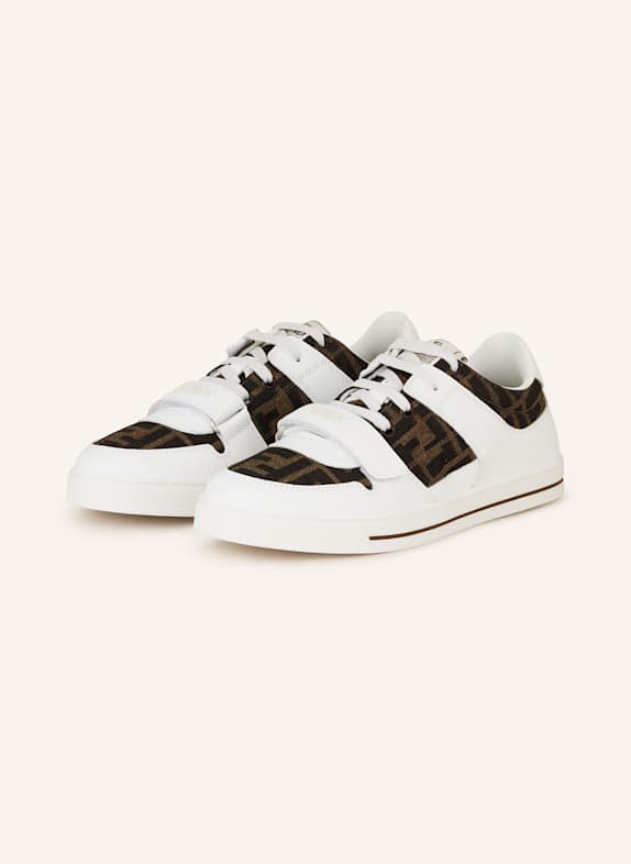 FENDI Sneaker WEISS/ BRAUN