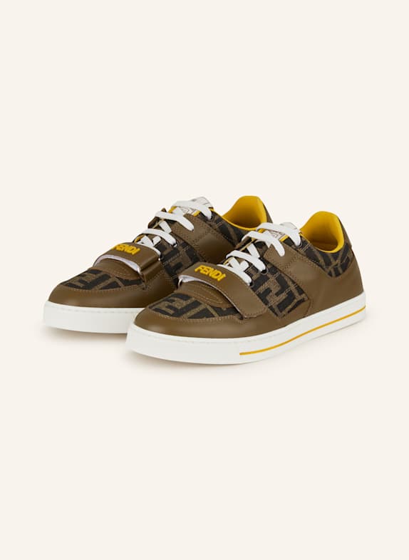 FENDI Sneaker BRAUN/ SCHWARZ