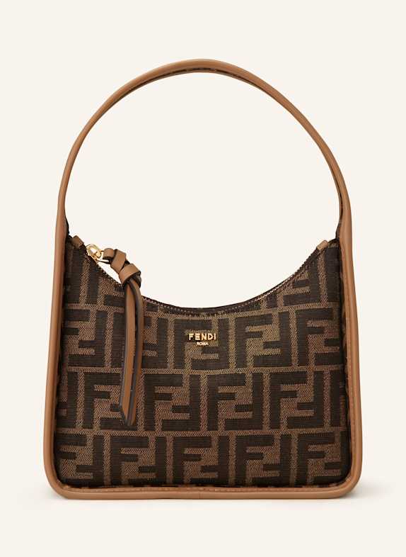 FENDI Handtasche FENDESSENCE MINI HELLBRAUN/ BRAUN