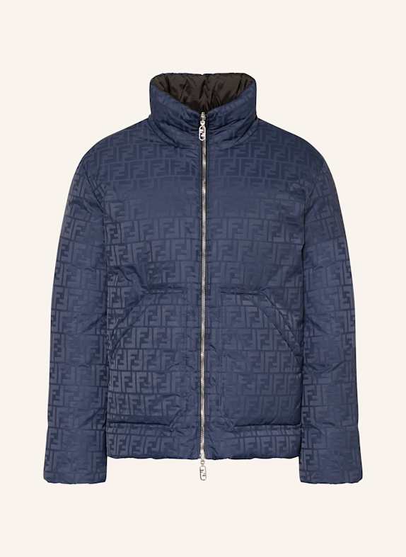 FENDI Daunenjacke zum Wenden DUNKELBLAU