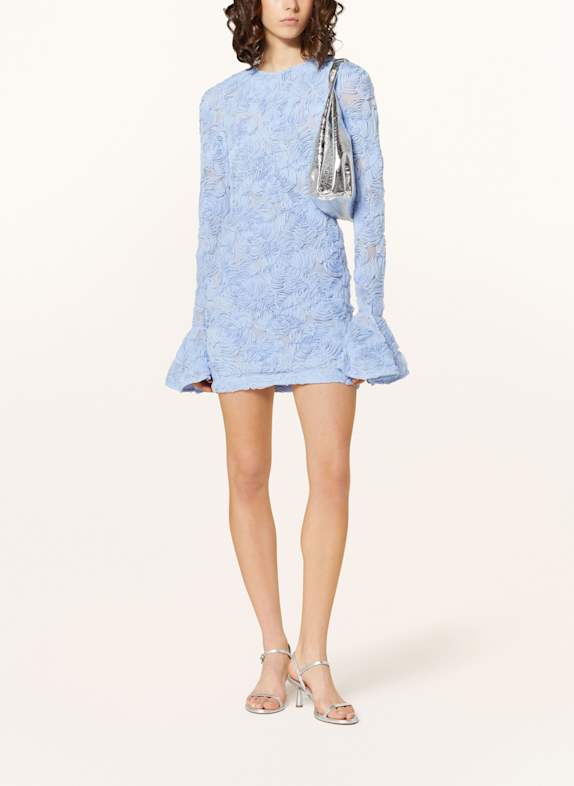 ROTATE Cocktailkleid mit Cut-out HELLBLAU
