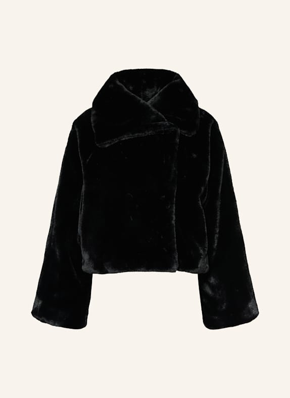 InWear Faux fur jacket YONEKOIW BLACK