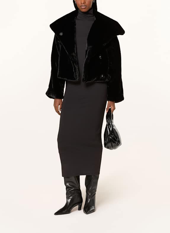 InWear Kunstfell-Jacke YONEKOIW SCHWARZ