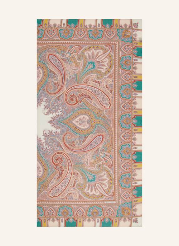 ETRO Tuch ROSÉ/ GRÜN/ BLAU