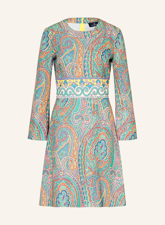 ETRO Kleid GRÜN/ BLAU/ ROT