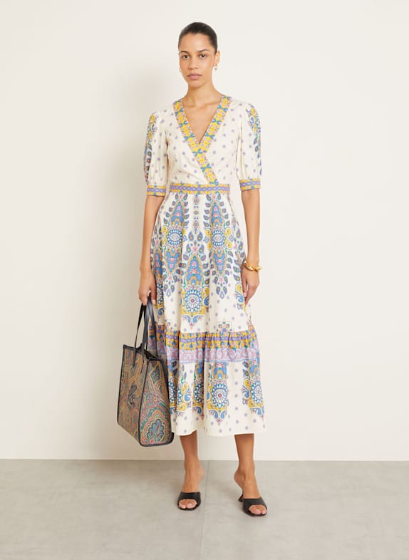 ETRO Dress CREAM/ BLUE/ YELLOW