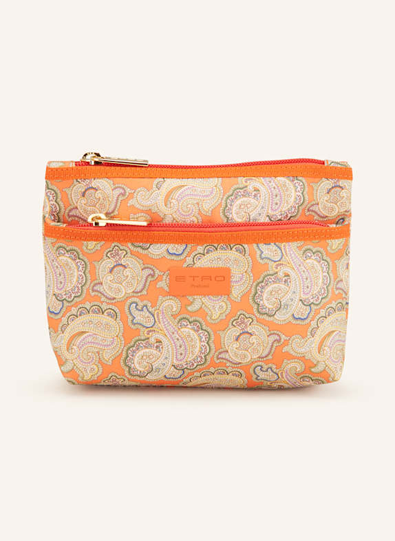 ETRO Kosmetiktasche ORANGE / CREME