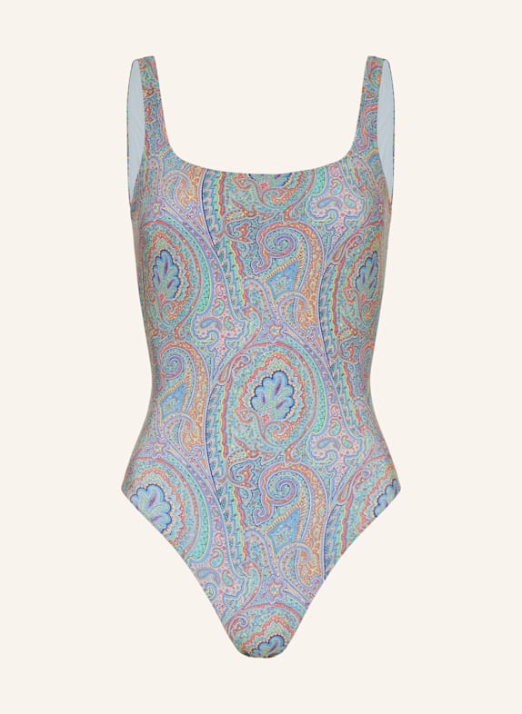 ETRO Badeanzug BLAU/ GRÜN/ ORANGE