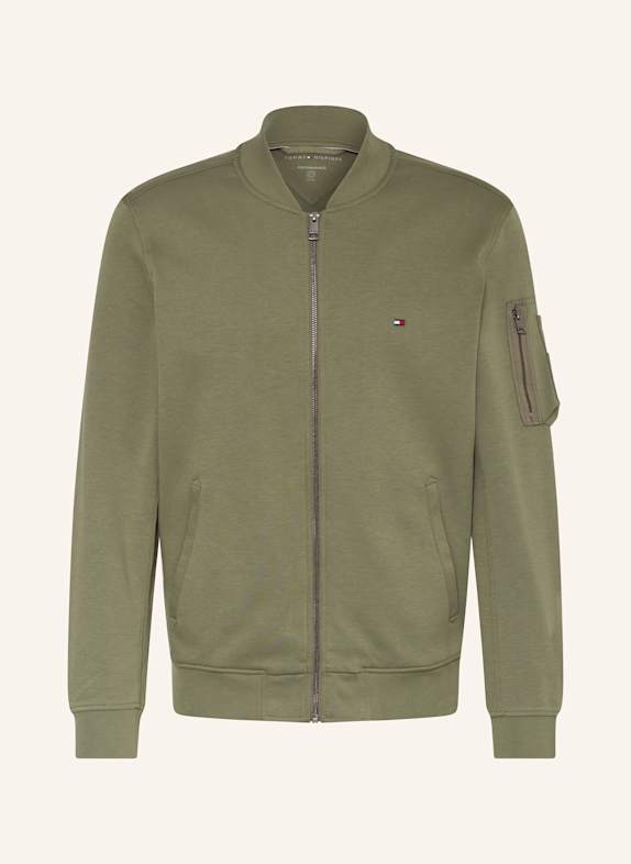 TOMMY HILFIGER Sweatjacke OLIV