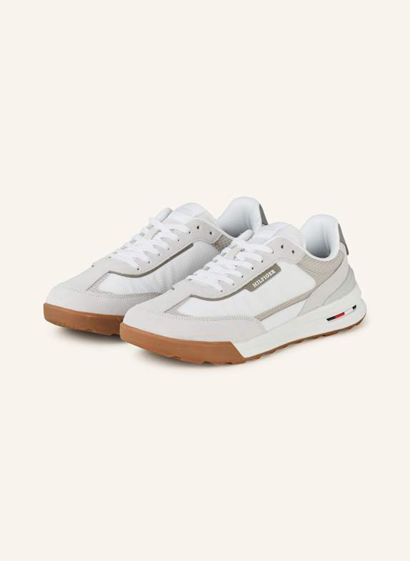 TOMMY HILFIGER Sneakersy BIAŁY/ JASNOCZARY