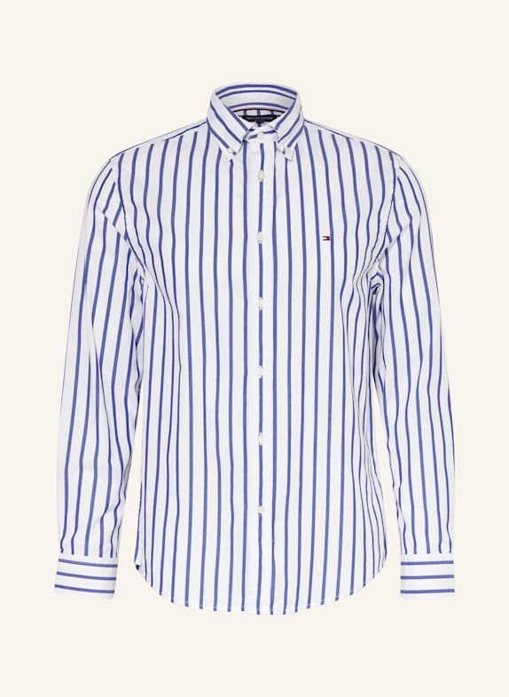 TOMMY HILFIGER Hemd Regular Fit WEISS/ BLAU
