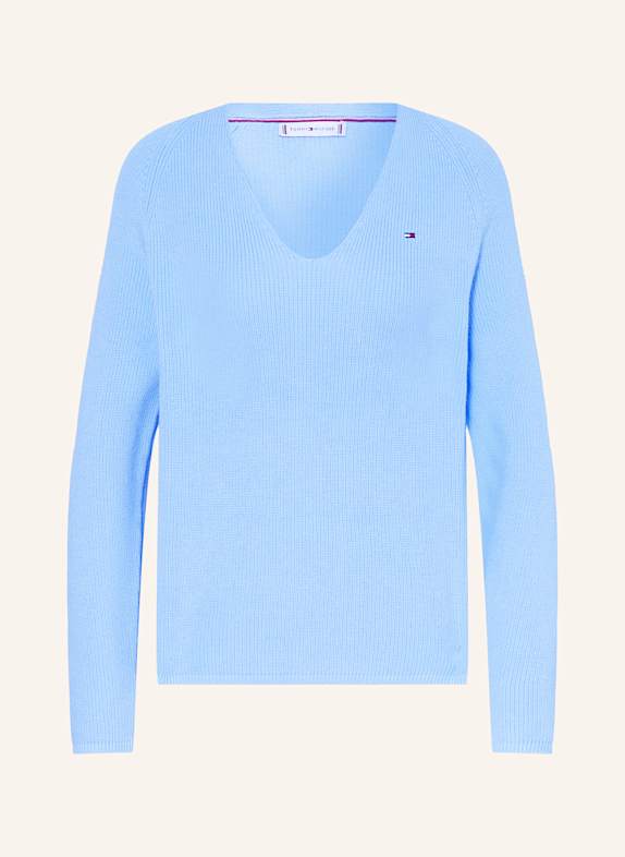 TOMMY HILFIGER Pullover HELLBLAU
