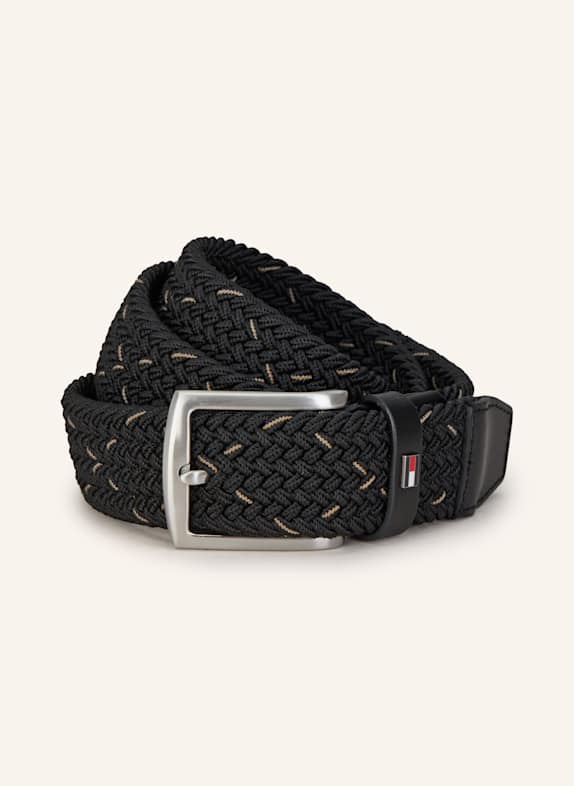 TOMMY HILFIGER Flechtgürtel DENTON SCHWARZ