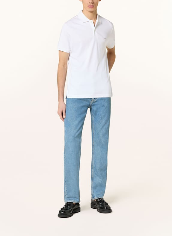 TOMMY HILFIGER Jersey poloshirt Regular Fit WIT