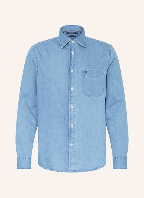 TOMMY HILFIGER Denim shirt regular fit BLUE