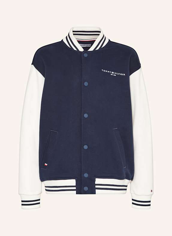 TOMMY HILFIGER College-Jacke DUNKELBLAU/ ECRU