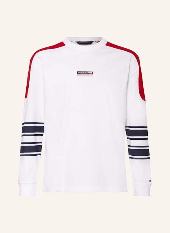 TOMMY HILFIGER Longsleeve WEISS/ ROT