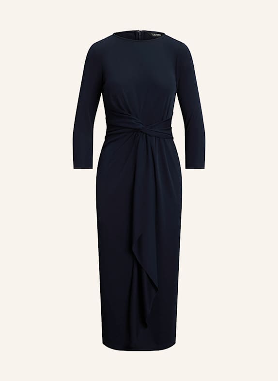 LAUREN RALPH LAUREN Jerseykleid mit 3/4-Arm DUNKELBLAU